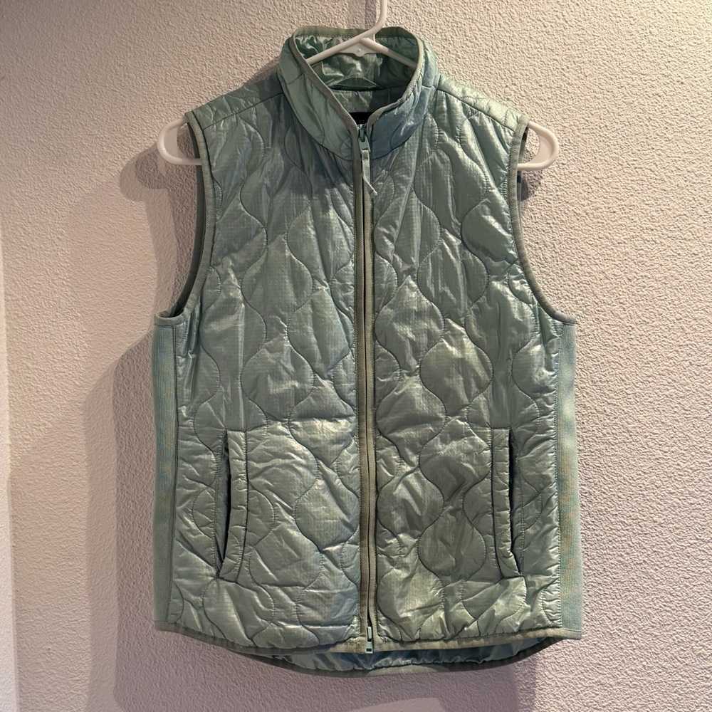J Crew Womens‎ Layering Vest Primaloft Mint Color Size S